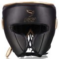 Fly Knight 2 X Cheek Headguard - Black/Gold