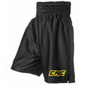 Cnc Boxing Gym Satin Boxing Shorts - Black
