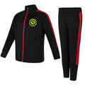 Afewee Boxing Club Kids Slim Fit Poly Tracksuit - Black/Red