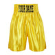 Custom Made Satin Boxing Shorts - Yellow