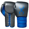 Sting Predator Training Lace Glove - Gun Metal/Blue