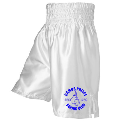 Cambs Police Boxing Satin Boxing Shorts
