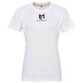 Michael Evans Fitness Womens Panelled Tech Tee - White