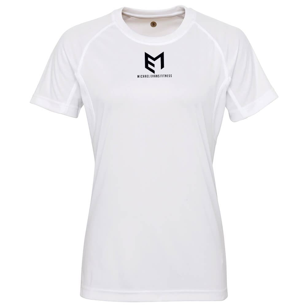 Michael Evans Fitness Womens Panelled Tech Tee