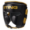 Sting Viper Gel Full Face Head Guard - Black/Gold