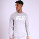 Fly Big Logo Jumper - Grey