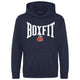 Boxfit Junior Large Logo Branded Hoodie - Navy