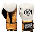 Cleto Reyes Hook & Loop Sparring Gloves - White/Gold