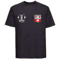 Southampton ABC Cotton T-Shirt - Black