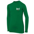 Boxfit Kids Rhino Small Logo L/S Base Layer - Bottle Green