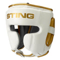 Sting Viper Gel Full Face Head Guard - White/Gold