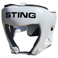 Sting Orion Gel Open Face Head Guard - White/Black