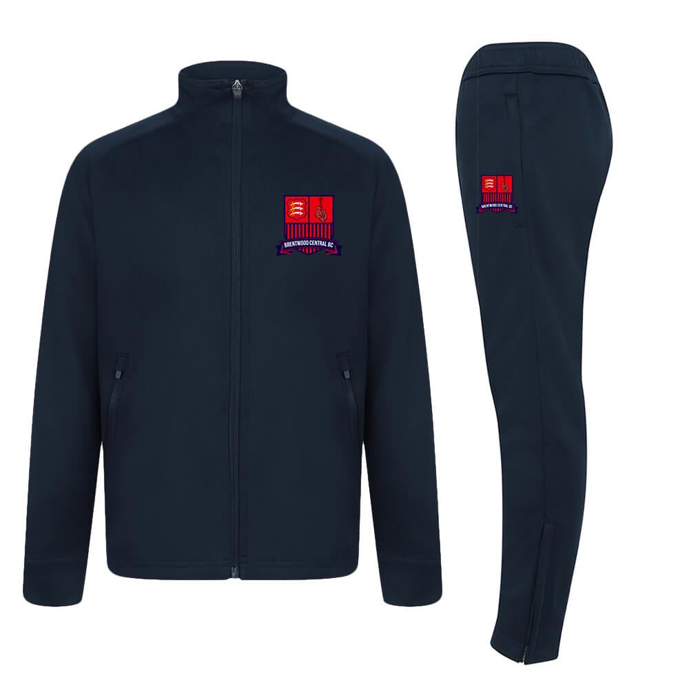 Brentwood Central Boxing Club Kids Slim Fit Poly Tracksuit