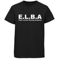 East London Boxing Academy Kids Cotton T-Shirt - Black