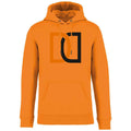 Dennis & Dyer Sparkle Large Logo Hoodie - Tangerine