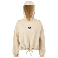 Thumbnail for Bxf Womens Cropped Oversized Hoodie