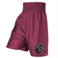 Chelmsford Abc Satin Shorts - Claret