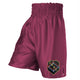 Chelmsford Abc Satin Shorts - Claret