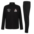 Broadside Warriors Abc Kids Slim Fit Poly Tracksuit - Black/Black