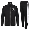 CHALVEDON ABC KIDS SLIM FIT TRACKSUIT - Black/White