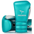 Phenom SG-202 Lace Sparring Gloves - Metallic Teal/Silver