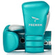 Phenom SG-202 Lace Sparring Gloves - Metallic Teal/Silver
