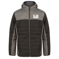Thumbnail for Box 2 Burn Hooded Contrast Padded Jacket