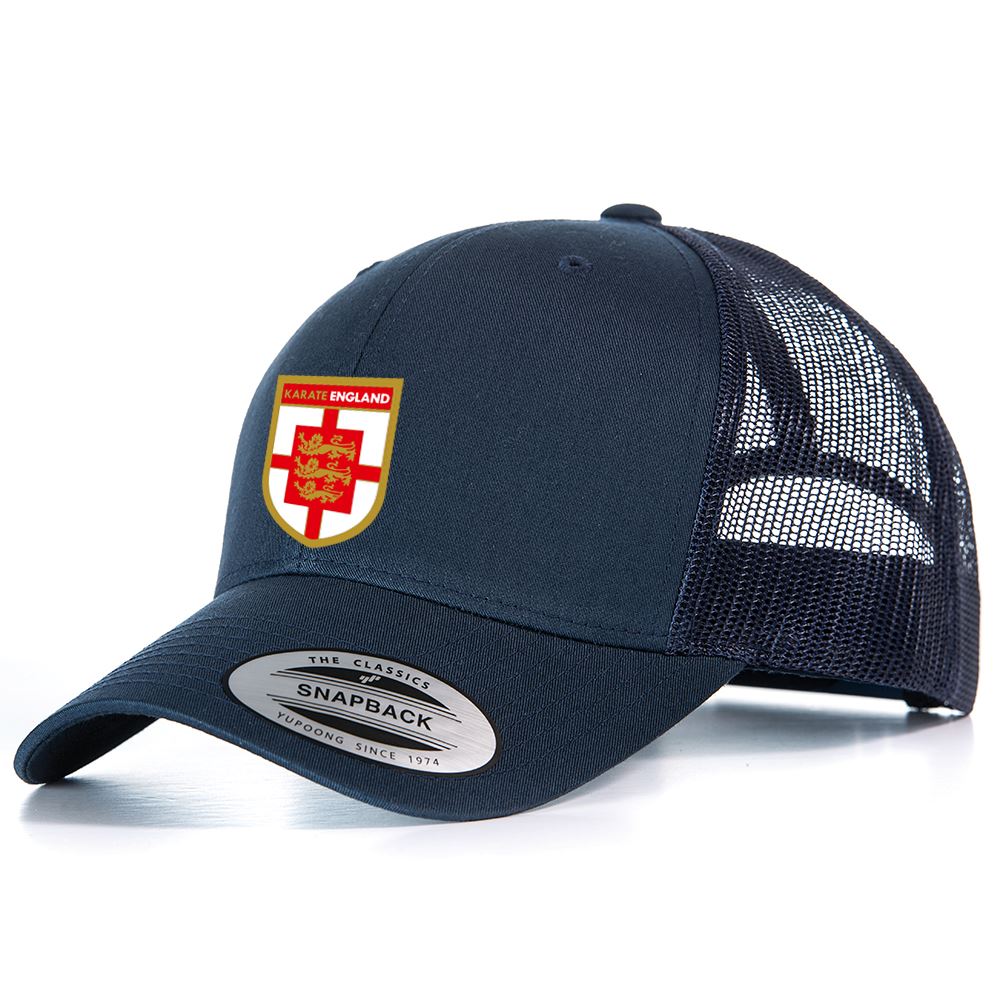 Karate England Trucker Embroidered Cap