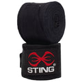 Sting Elasticised Hand Wraps 4.5M - Black