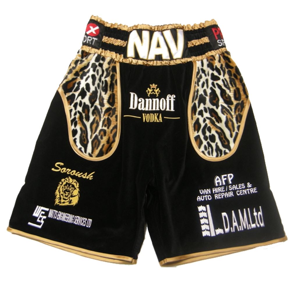 Custom Made Velvet Leopard Boxing Shorts – Boxfituk