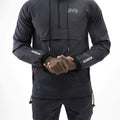 Rival Track Jacket With Hood - Grey