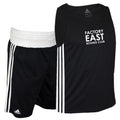 Factory East Boxing Club Ring Vest & Shorts - Black/White