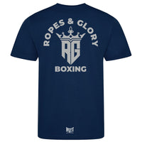 Thumbnail for Ropes & Glory Boxing Poly T-Shirt