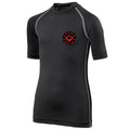 Arena Bournemouth Kids Short Sleeve Base Layer - Black