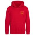Karate England Kids Hoodie - Red