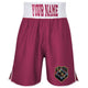 Chelmsford Abc Satin Boxing Shorts - Claret