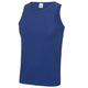 Boxing Plain Poly Vest - Royal Blue