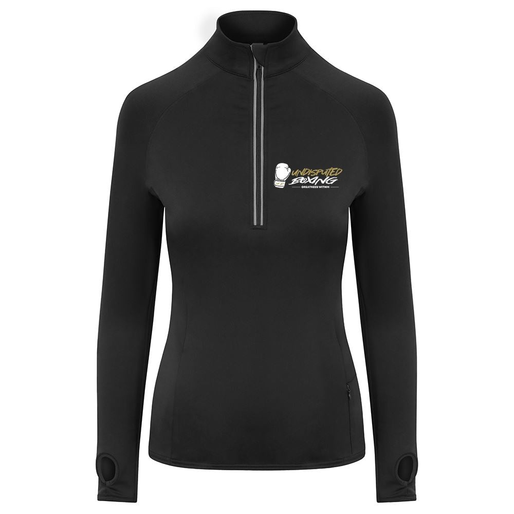 Undisputed Boxing Women’s Long Sleeve ¼ Zip Top