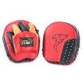Carbon Claw Pro X Speed Hook & Jab Pads Red/Black - Red/Black