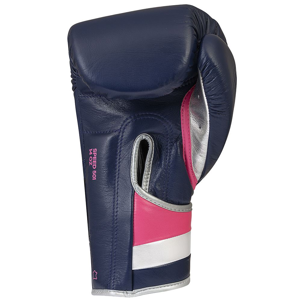 Limited Edition Adidas Adispeed Leather Hook & Loop Boxing Gloves