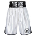 Bishop Auckland Boxing Club Boxing Shorts - White/Black