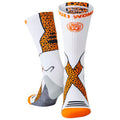 Suzi Wong Wild Cheetah X-Sole Limited Edition Boxing Socks - White/Orange