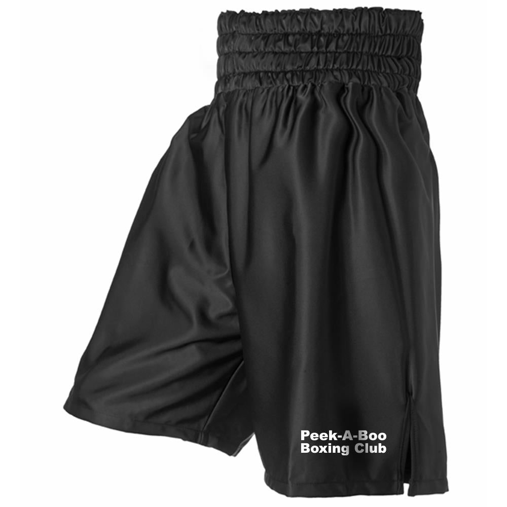 Peek-A-Boo-Boxing Club Satin Shorts