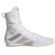 Adidas Box Hog 4 Boxing Boots 25 - White/Silver
