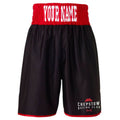 Chepstow Boxing Club Boxing Shorts - Black/Red