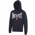 Boxfit Large Logo Branded Hoodie - Navy