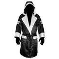 Cleto Reyes Robe With Hood - Black/White