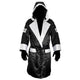 Cleto Reyes Robe With Hood - Black/White