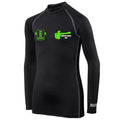 Counter Punch ABC Kids L/S Base Layer - Black