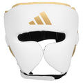 Adidas Adistar Microfibre Pro Head Guard - White/Gold